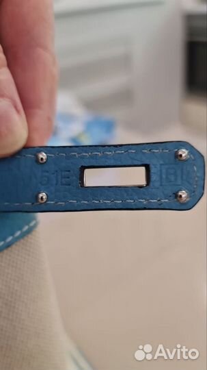 Сумка hermes birkin 35 blue togo jeans