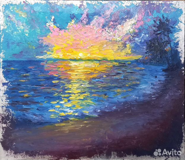 Картина маслом пейзаж