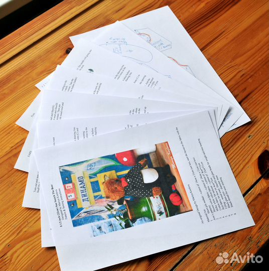 Выкройка Мишка Тедди 22см Сан Саныч Музыкант Teddy