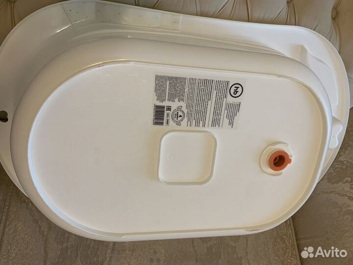 Ванночка для купания с горкой happy baby