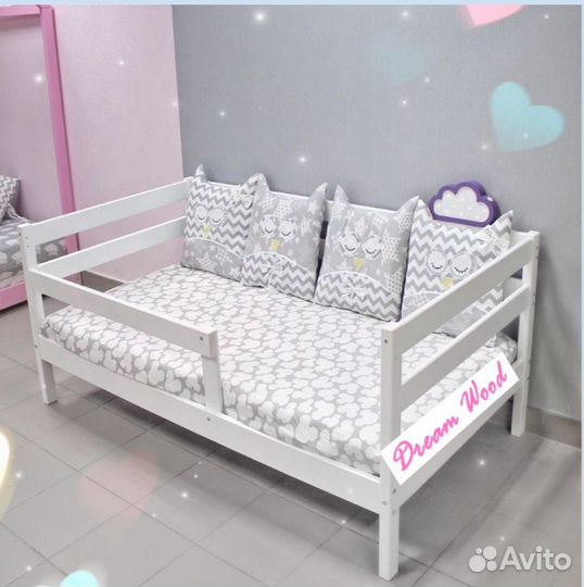 Детская кровать Софа из массива