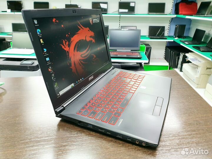 Игровой ноутбук msi в отличном