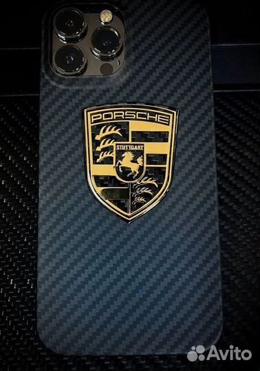 Карбоновый магнит Porsche для автодержателя