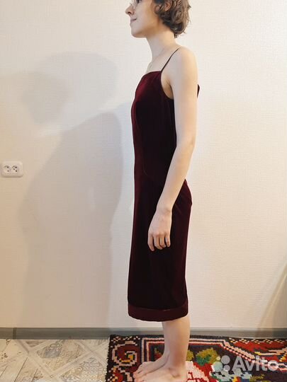 Бархатное платье