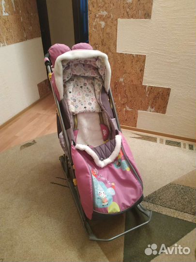 Санки коляска nika