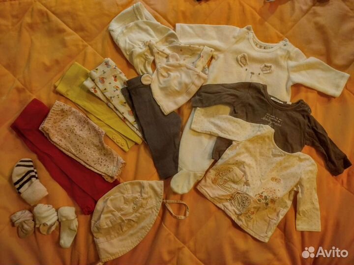 Пакет вещей на девочку 50-74(80)