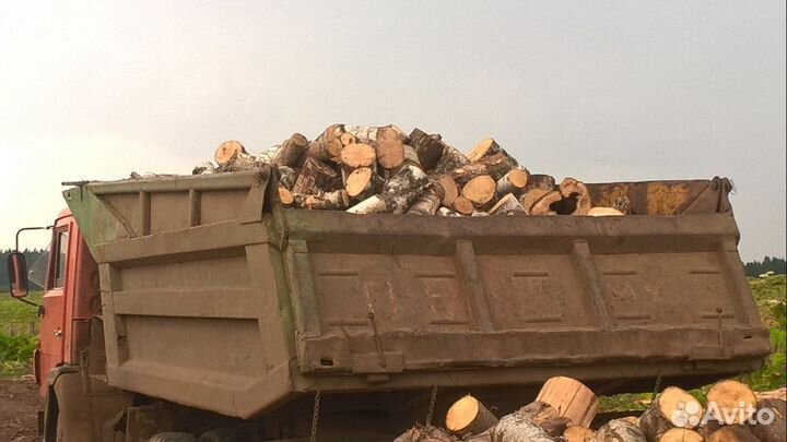 Дрова чурками