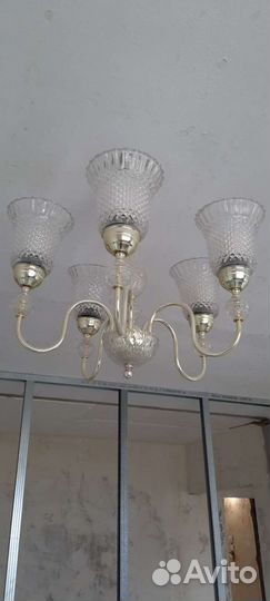 Люстра хрустальная СССР