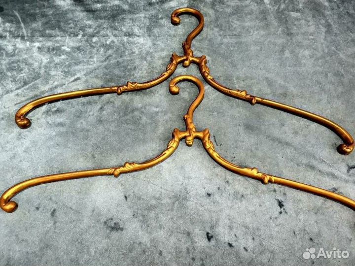 Плечики, латунные вешалки Винтаж