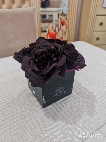 Роза черный куб