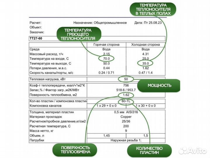 Паяный теплообменник тт27-60