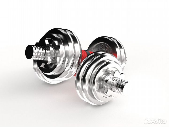 Набор гантелей Unixfit в кейсе 15kg