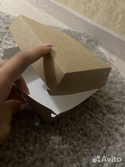 Картонные коробочки двух видов