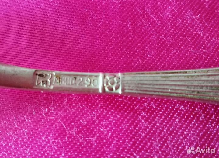 Десертная и чайная ложки Мельхиор СССР в коллекцию