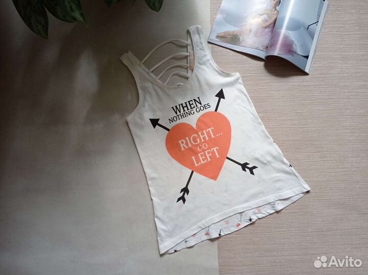 Майка топ для девочки XS S (152) Bershka