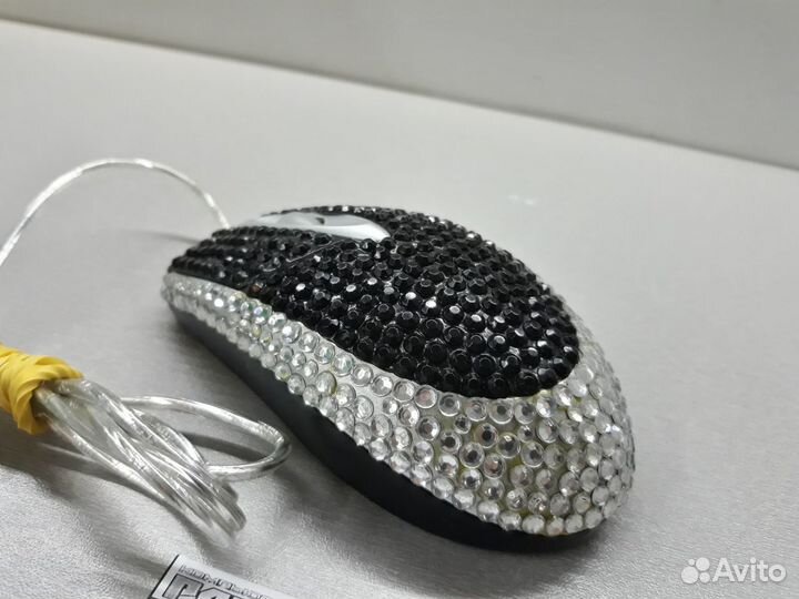 Мышка USB со стразами Woman 100