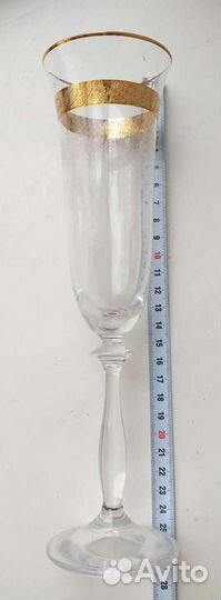 Фужер бокал для шампанского Хрусталь Богемия