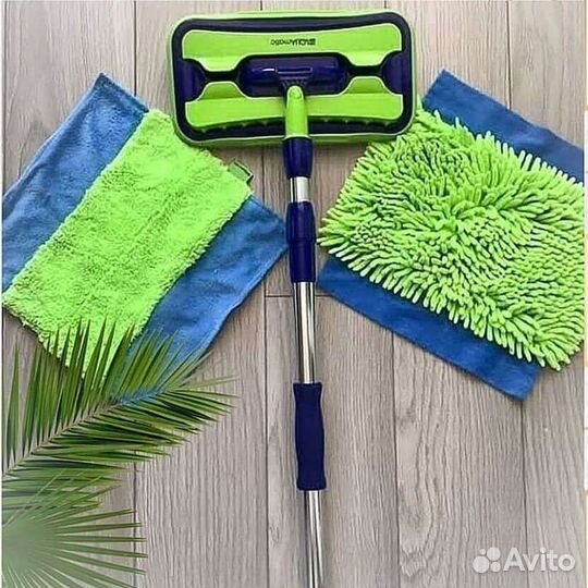 Универсальная швабра с двумя насадками Greenway