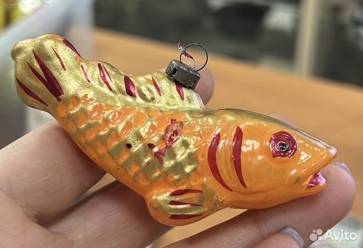 Елочные игрушки стекло СССР