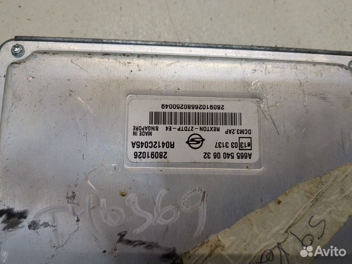 Блок управления двигателем SsangYong Rexton, 2009