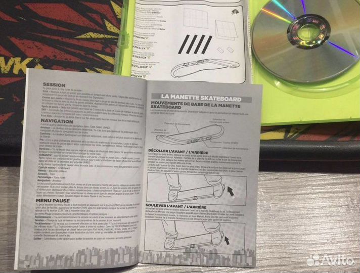 Игра и контроллер-борд Tony Hawk Shred xbox 360