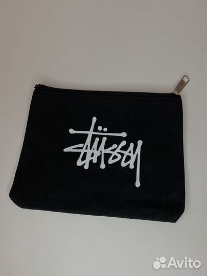 Сумка шоппер stussy + косметичка 2в1