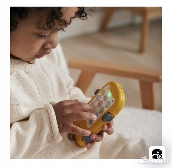 Развивающая игрушка 3в1 Телефон машинка Happy Baby