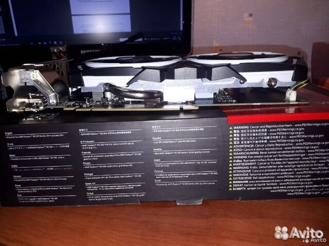 Radeon RX570 4G от MSI(с гарантией)