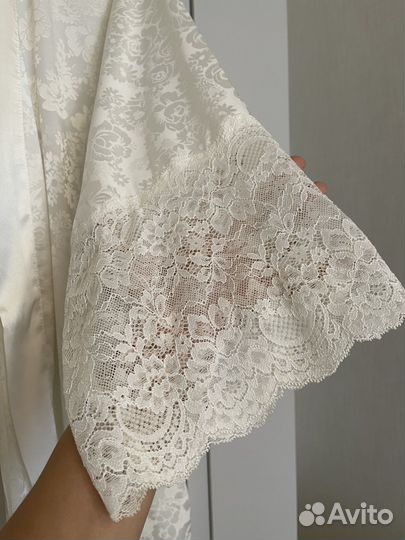 Халат женский шелковый