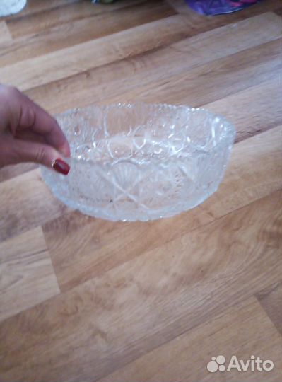 Хрустальная ваза для фруктов