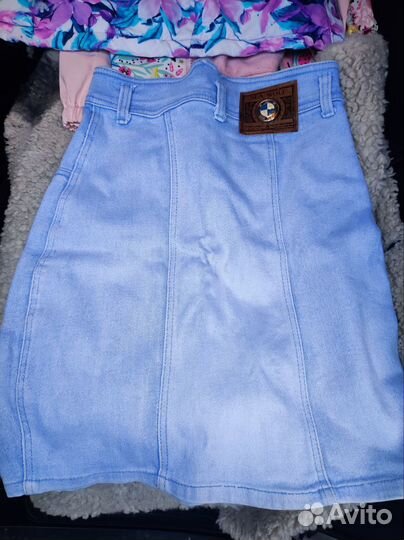 Джинсовая юбка