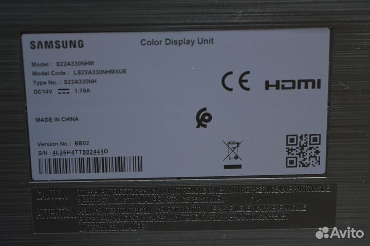 Новый Samsung 22 дюйма VGA hdmi