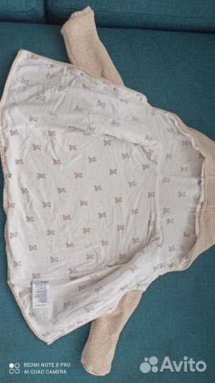 Тёплая кофта для малыша