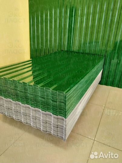 Профнастил пэт экологичный заводской пластмас. h-9