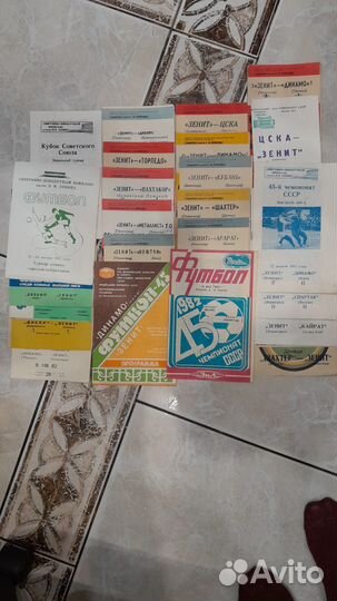 Фут. программки Зенит 1983,1982,1989