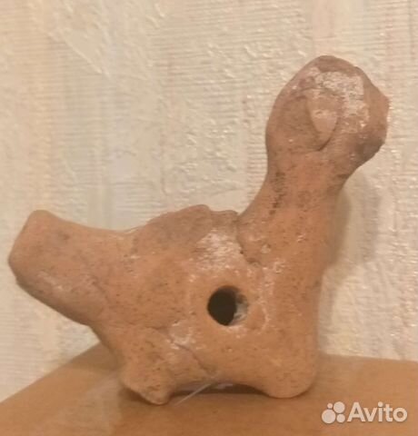 Старинная глиняная свистулька