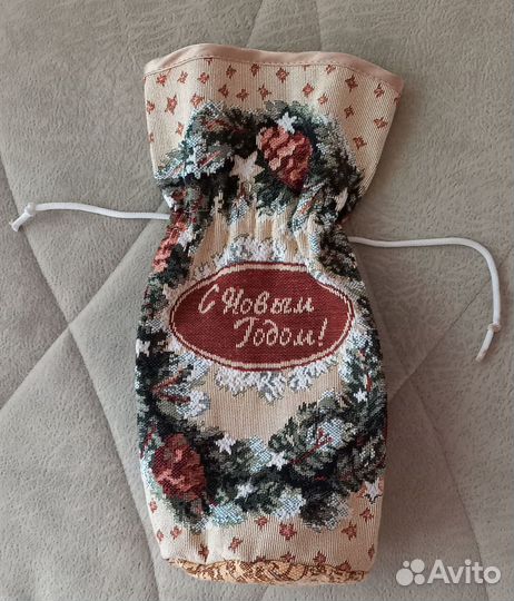 Чехол для бутылки С новым годом