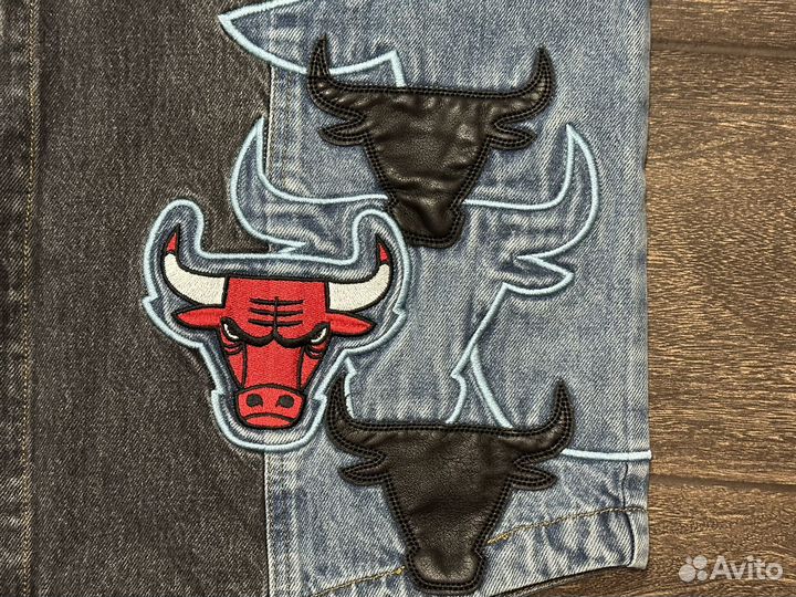 Легкая джинсовая куртка Starter Chicago Bulls XL