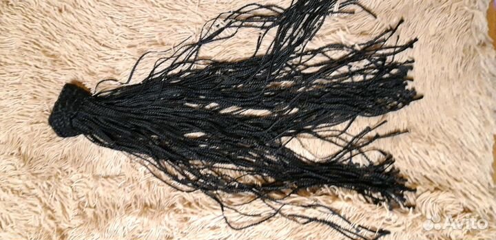 Новый хвост на ленте и хвост из афрокосичек