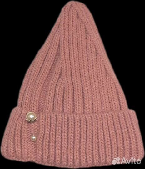 Шапка зимняя женская вязанная