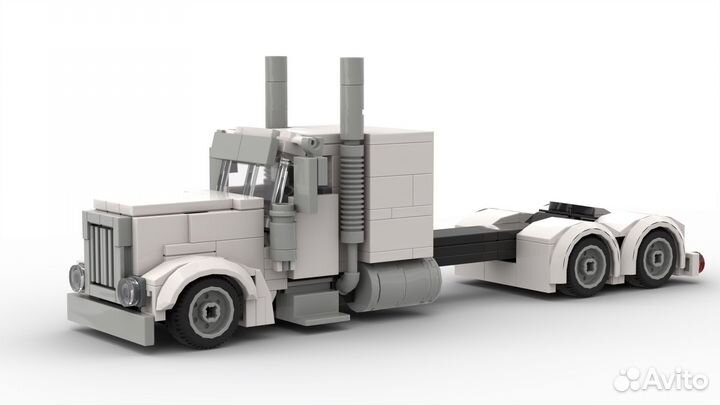 PDF инструкция грузовика Peterbilt из lego