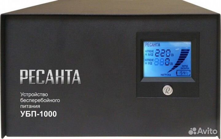 Источник бесперебойного питания ресанта убп-1000