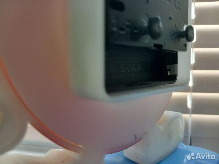 Лампа настольная с часами