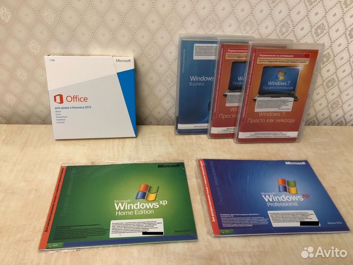 Оригинальные диски Windows XP/Vista/7 Pro