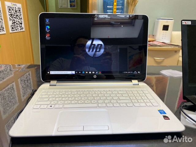 Красивый игровой ноутбук HP 15 core I5 4200u