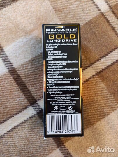 Мячи для гольфа pinnacle gold США