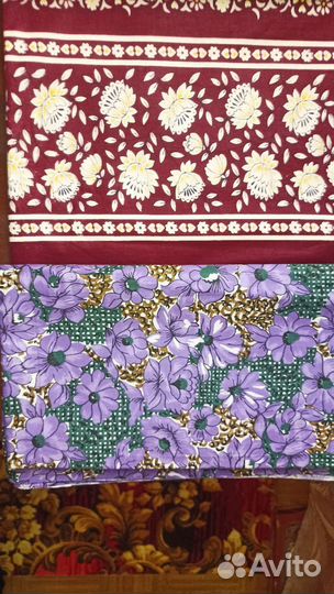 Отрез ткани хлопок СССР