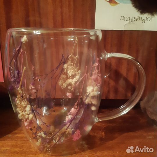Кружка с двойными стенками