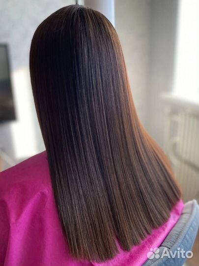 Кератиновое выпрямление