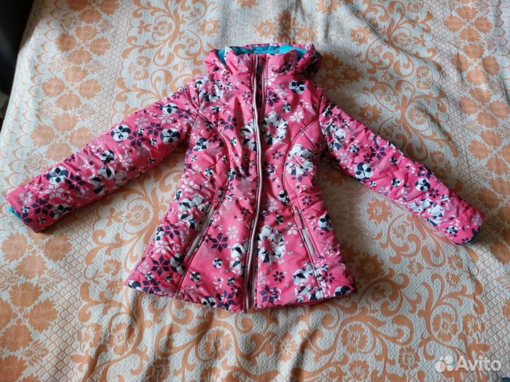 Зимняя куртка для девочки 140